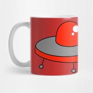 Red UFO Mug